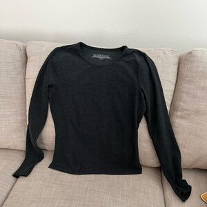 Long sleeve navy blue beyond yoga